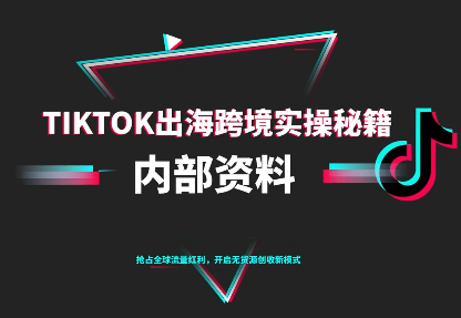 TikTok跨境电商0-1搭建运营(更新10月)-黑马项目网