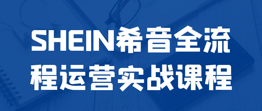 SHEIN希音全流程运营实战课程-黑马项目网