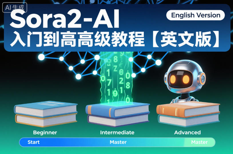 Sora2-AI入门到高级教程【英文版】-黑马项目网