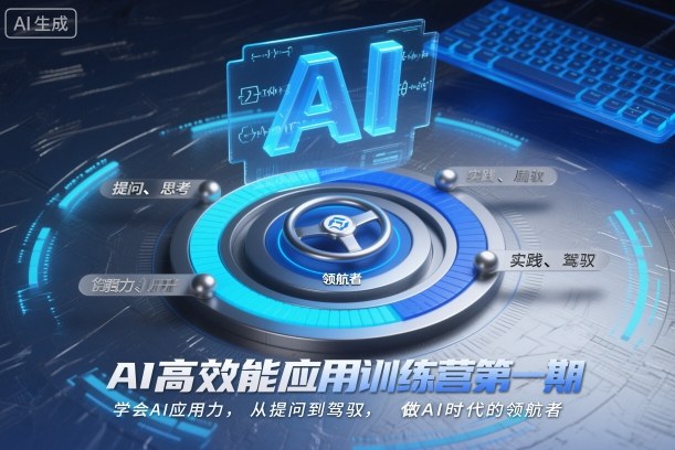AI高效能应用训练营第一期，学会AI应用力，从提问到驾驭，做AI时代的领航者(更新)-黑马项目网