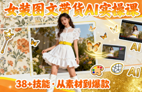 女装图文带货的AI实操课-黑马项目网