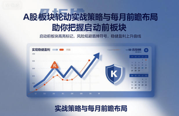 A股板块轮动实战策略与每月前瞻布局，助你把握启动前板块，规避风险，实现稳健盈利-黑马项目网
