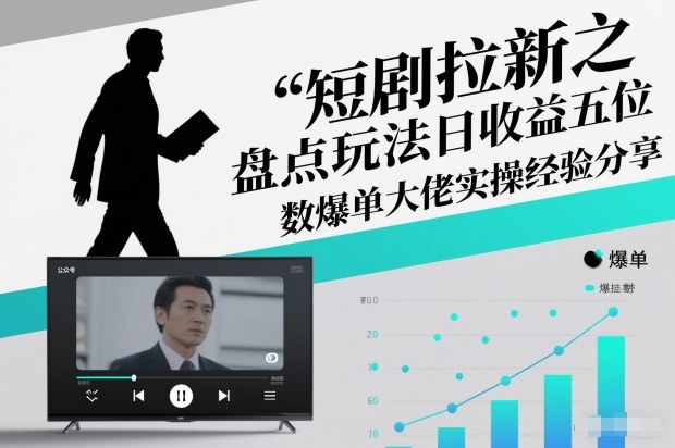 短剧拉新之盘点玩法日收益五位数爆单大佬实操经验分享-黑马项目网