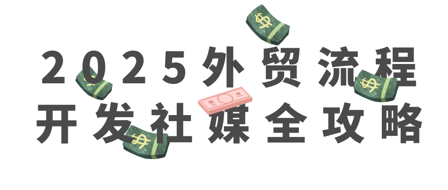 2025外贸流程开发社媒全攻略-黑马项目网