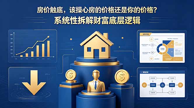付费文章：房价触底，该操心房的价格还是你的价格？系统性拆解财富底层逻辑-黑马项目网