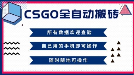 CSGO全自动搬砖，年底钱回家好项目，当天可拿到结果，新手小白轻松月入1W+【揭秘】-黑马项目网