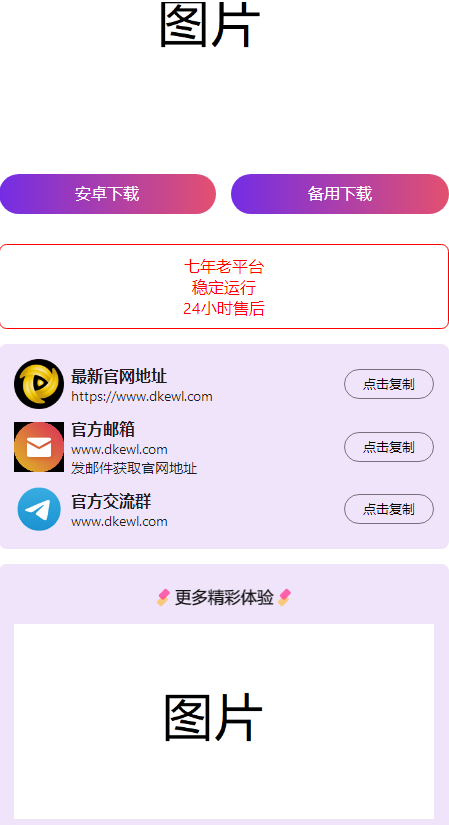 2024首发最火的软件宣传单页源码-黑马项目网