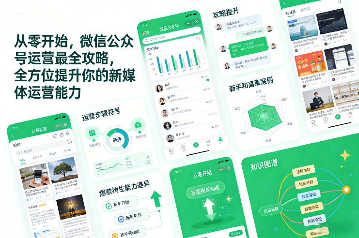 从零开始，微信公众号运营最全攻略，全方位提升你的新媒体运营能力-黑马项目网