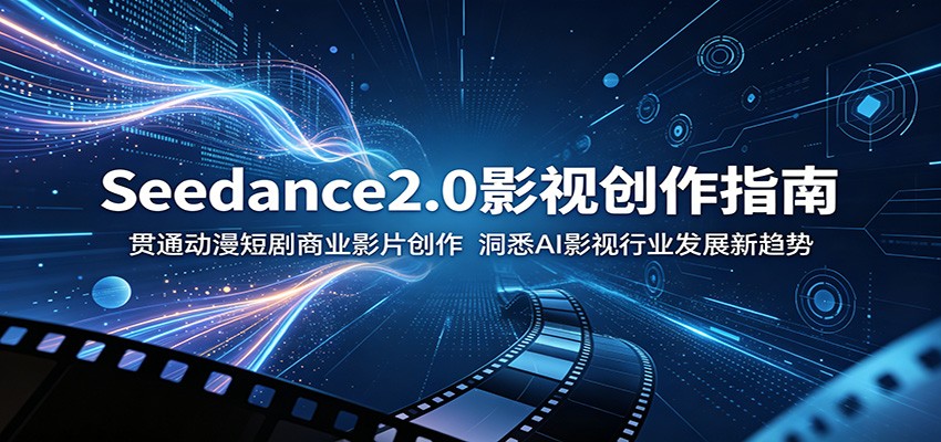 Seedance2.0影视创作指南：贯通动漫短剧商业影片创作，洞悉AI影视行业发展新趋势-黑马项目网