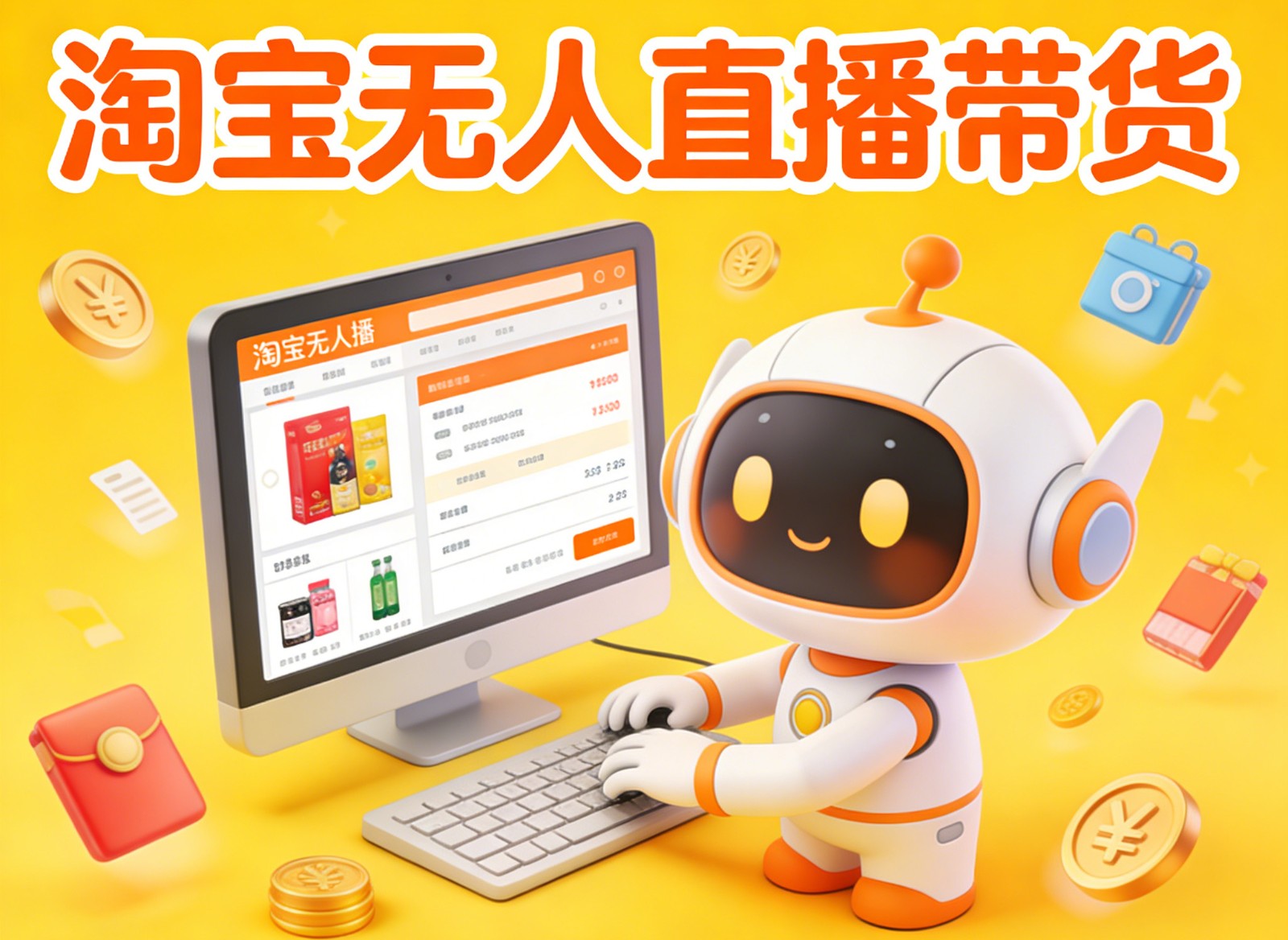 淘宝无人直播带货，24小时自动卖货，月佣金1W+，不违规不封号，不用露脸-黑马项目网