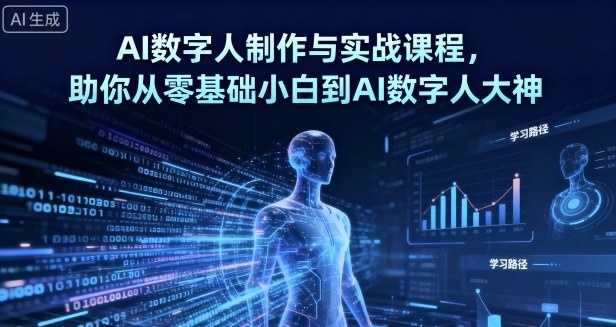 AI数字人制作 从零基础到大神-黑马项目网