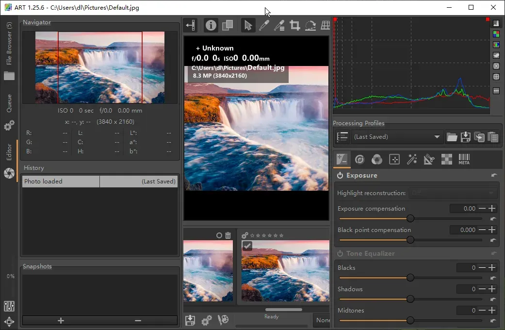 ART(免费开源RAW图片处理软件)-黑马项目网