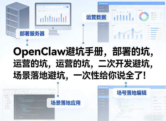OpenClaw小龙虾避坑手册，部署的坑，运营的坑，二次开发避坑，场景落地避坑，一次性给你说全了！-黑马项目网