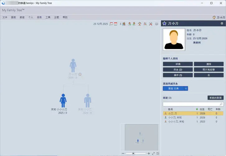 族谱制作工具My Family Tree v16.0.0.0绿色版-黑马项目网