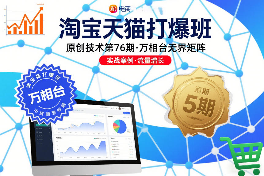 淘宝天猫打爆班原创技术第76期，万相台无界矩阵-黑马项目网