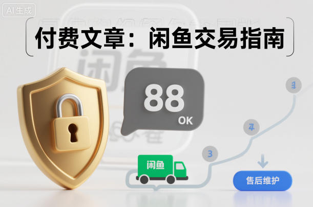 付费文章：闲鱼交易指南，怎么才能降低被坑被马扁的概率-黑马项目网