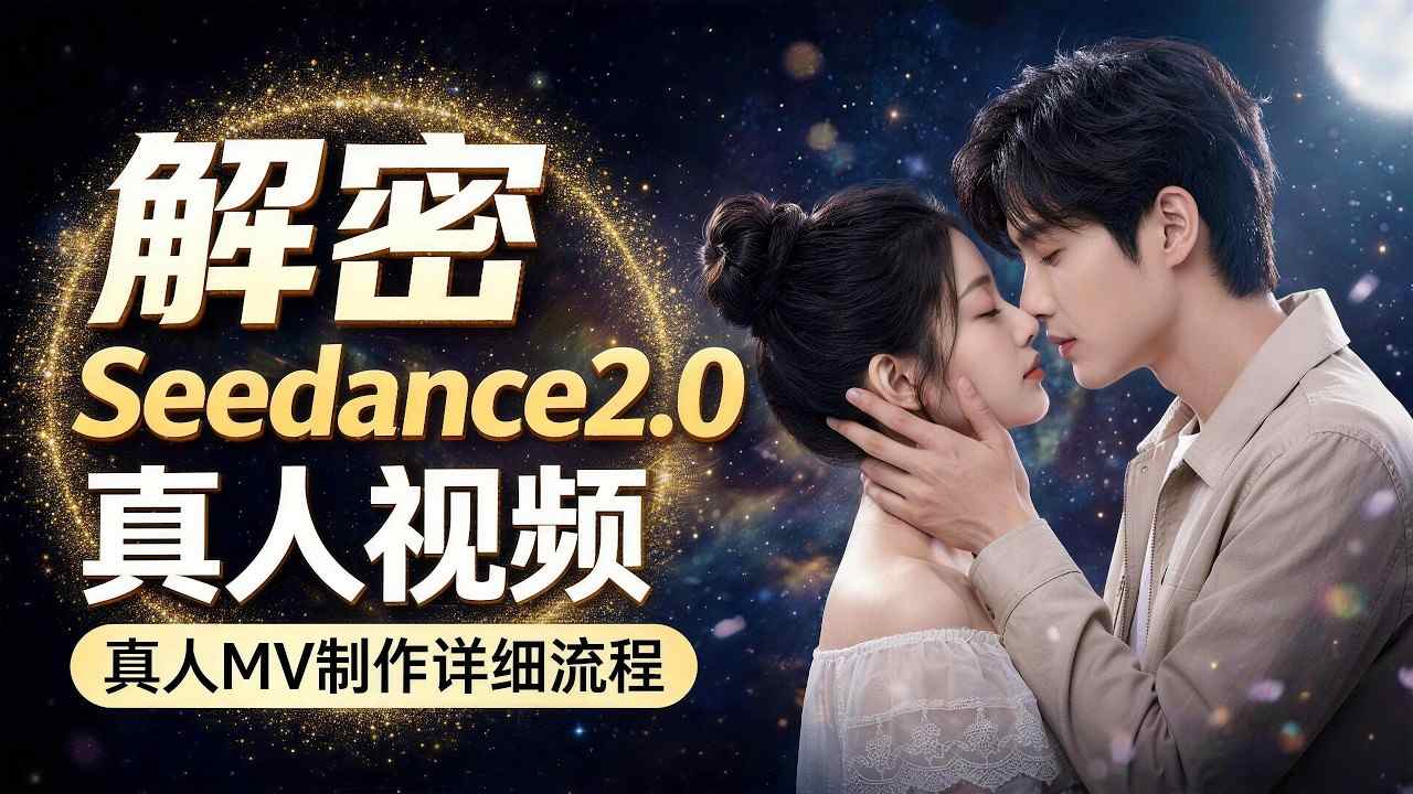 Seedance 2.0解密教程：零基础制作真人MV全流程-黑马项目网