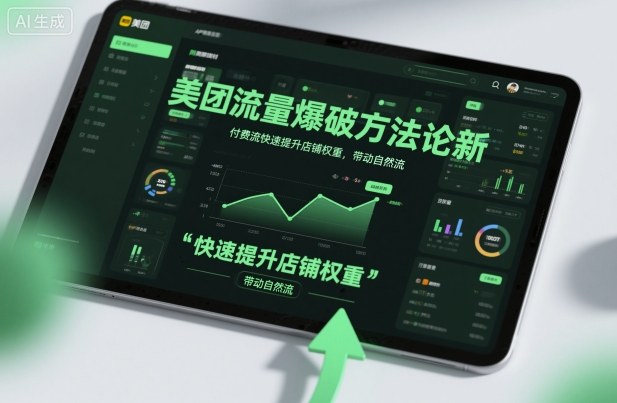 美团流量爆破方法论，付费流快速提升店铺权重，带动自然流-黑马项目网