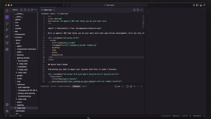 Kiro(亚马逊推出的AI编程工具)-黑马项目网
