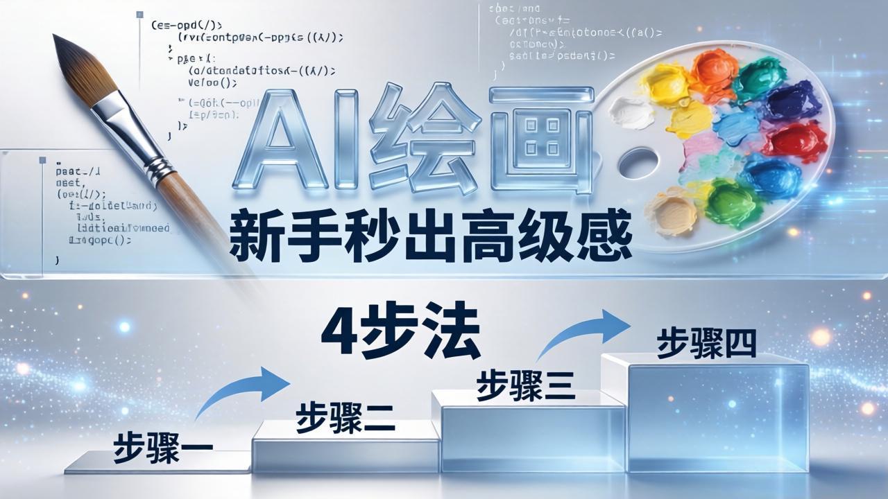 AI绘画入门别再硬磕了！即梦4步法：万能提示词公式+BRTR框架，新手秒出高级感-黑马项目网