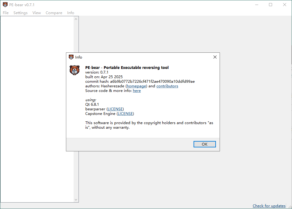 PE-bear文件分析工具v0.7.1绿色版-黑马项目网
