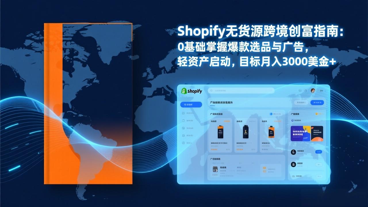 Shopify爆款打法实战：从选品到广告投放，复制爆款模型，驱动独立站月销售额破万刀-黑马项目网