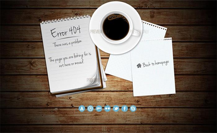 咖啡看书休闲时光404错误页面-黑马项目网