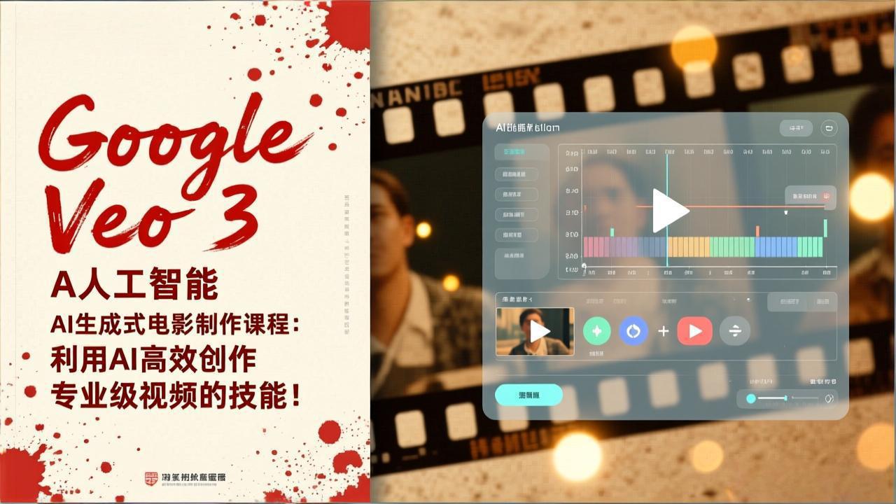 Google Veo 3人工智能AI生成式电影制作课程：利用AI高效创作专业级视频的技能！-黑马项目网
