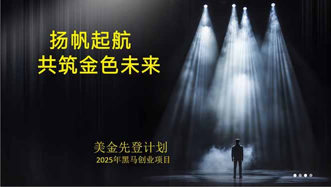 美金对冲创业项目，日收益1000-3000，小众暴力项目稳定运行8年-黑马项目网