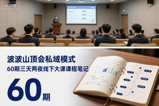 波波山顶会私域模式60期三天两夜线下大课课程笔记(文档)-黑马项目网