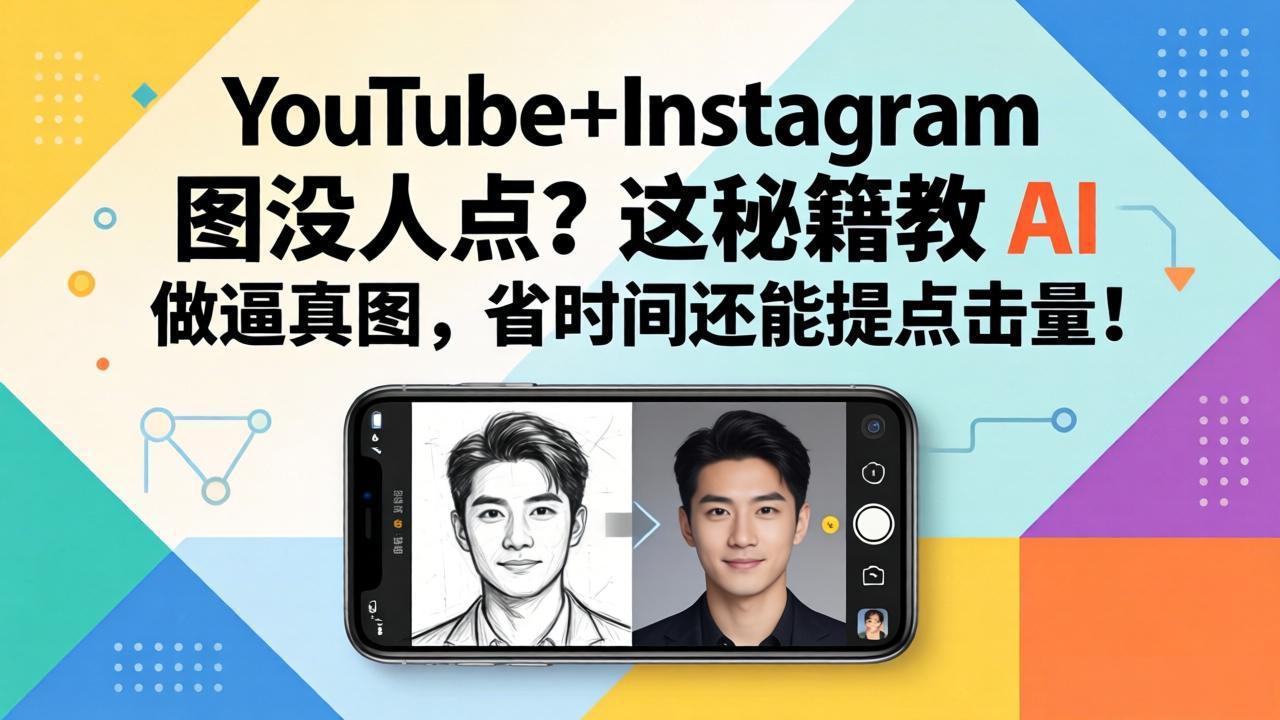 YouTube+Instagram图没人点？这秘籍教 AI 做逼真图，省时间还能提点击量-黑马项目网