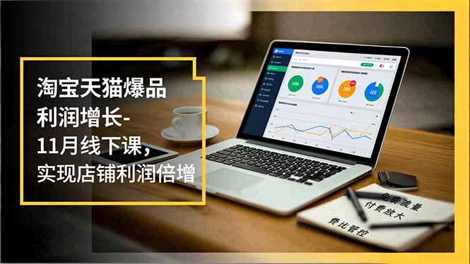 淘宝天猫爆品利润增长-11月线下课，免费流量、付费放大、费比管控，实现店铺利润倍增-黑马项目网