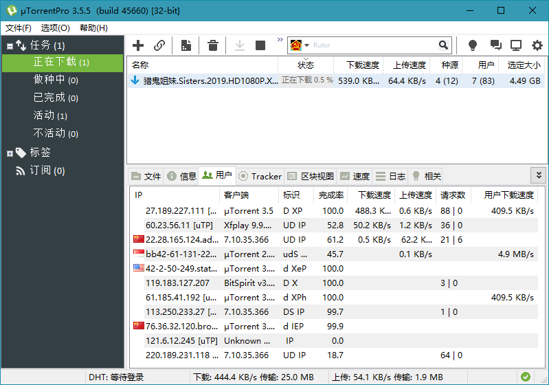 BT下载 uTorrent Pro v3.6.0.47222-黑马项目网