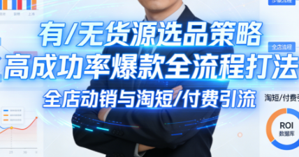 子鹏讲电商·淘宝私家班(更新)-黑马项目网