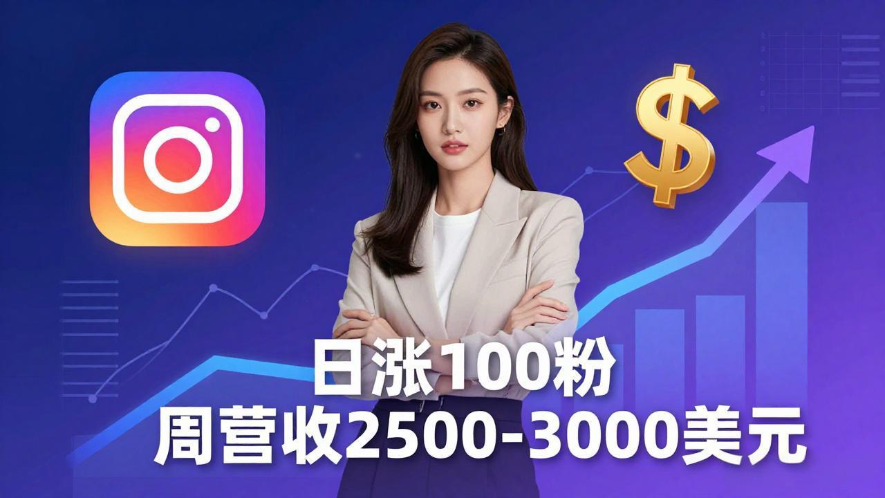 想做数字产品？Sheri亲授：日涨100粉、每周2500至3000美元的营收，Instagram躺着赚-黑马项目网