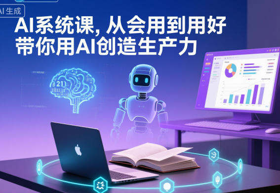 AI系统课，从会用到用好，带你用AI创造生产力-黑马项目网