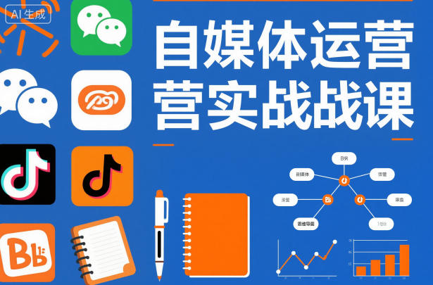 自媒体运营实战课，掌握一套系统的自媒体运营底层方法论，成为优秀的内容创作者-黑马项目网