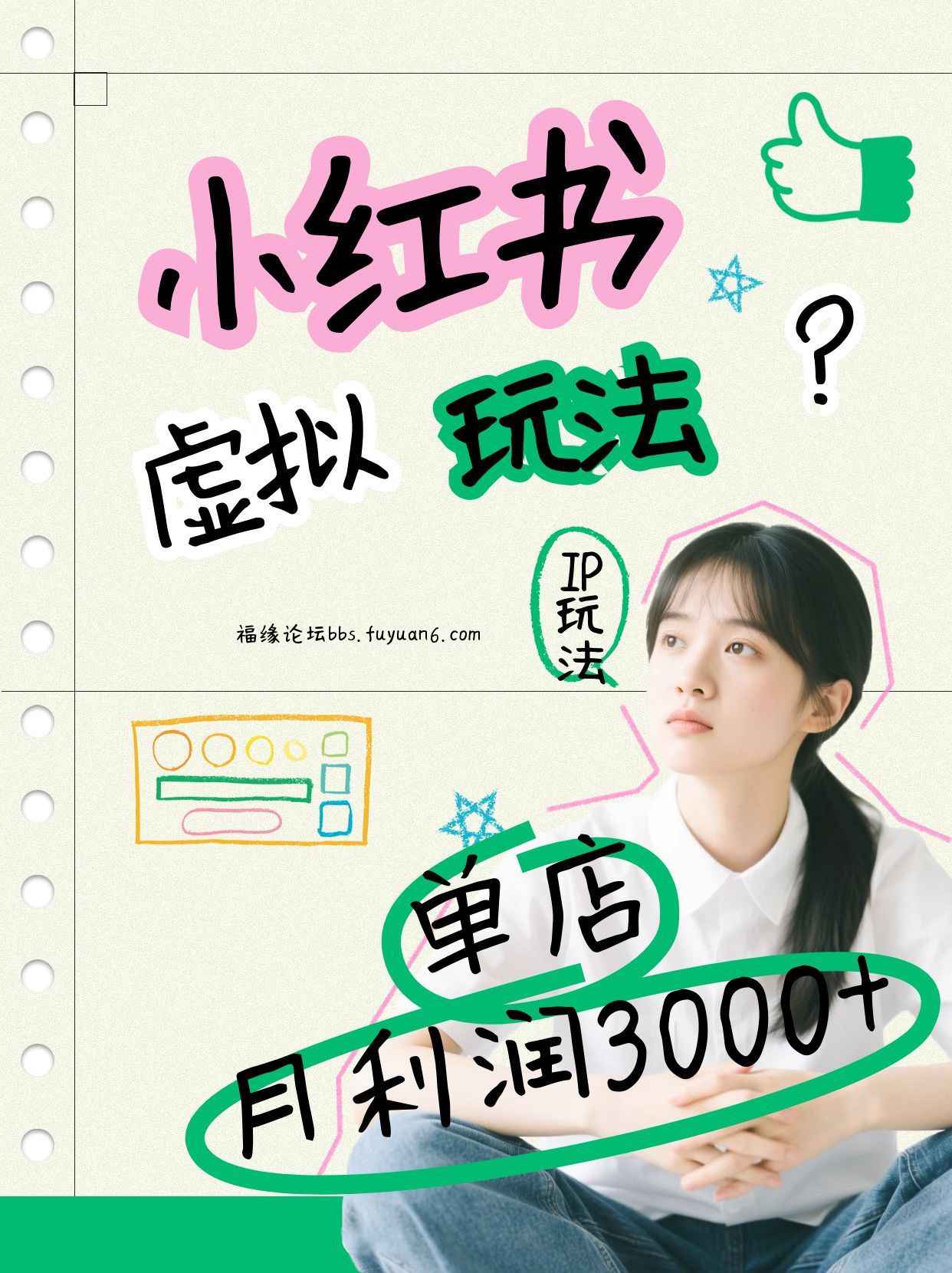 小红书虚拟玩法(铺货流和单品玩法),单店月利润3000+,IP打法+原创商品(0违规)-黑马项目网