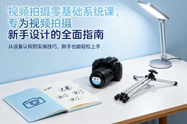 视频拍摄零基础系统课，专为视频拍摄新手设计的全面指南-黑马项目网