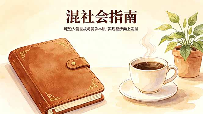 付费文章：混社会指南，吃透人情世故与竞争本质，实现稳步向上发展-黑马项目网