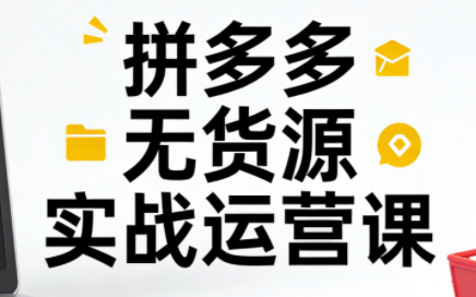 子枫老师·拼多多无货源实战运营课(更新12月)-黑马项目网