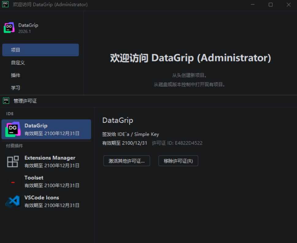 DataGrip v2026.1.0 高级版-黑马项目网